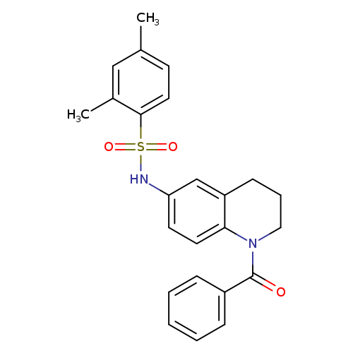 N-(1-benzoyl-1,2,3,4-tetrahydroquinolin-6-yl)-2,4-dimethylbenzene-1-sulfonamide