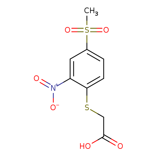 2-((4-(Methylsulfonyl)-2-nitrophenyl)thio)acetic acid