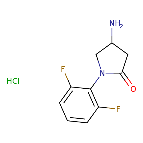 4-amino-1-(2,6-difluorophenyl)pyrrolidin-2-one hydrochloride
