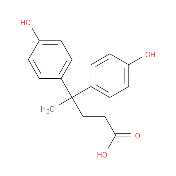 4,4-Bis(4-hydroxyphenyl)valeric acid