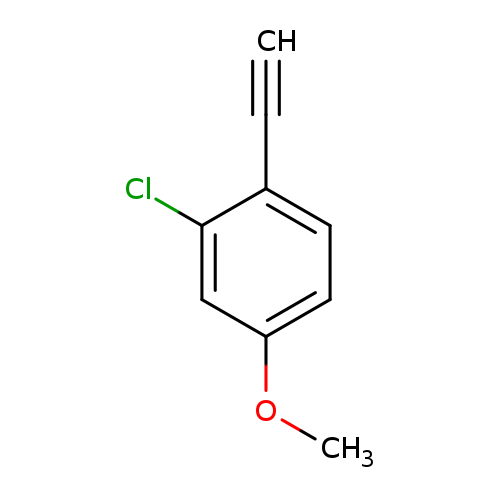 2-Chloro-1-ethynyl-4-methoxybenzene