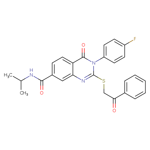 3-(4-fluorophenyl)-4-oxo-2-[(2-oxo-2-phenylethyl)sulfanyl]-N-(propan-2-yl)-3,4-dihydroquinazoline-7-carboxamide