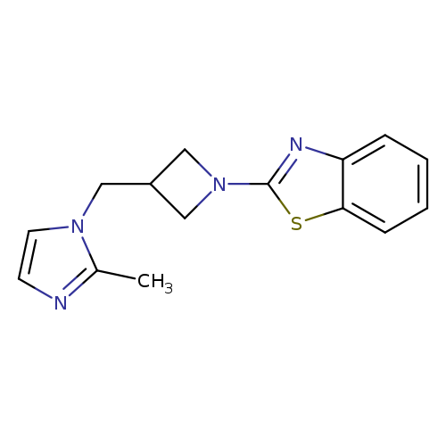 2-{3-[(2-methyl-1H-imidazol-1-yl)methyl]azetidin-1-yl}-1,3-benzothiazole