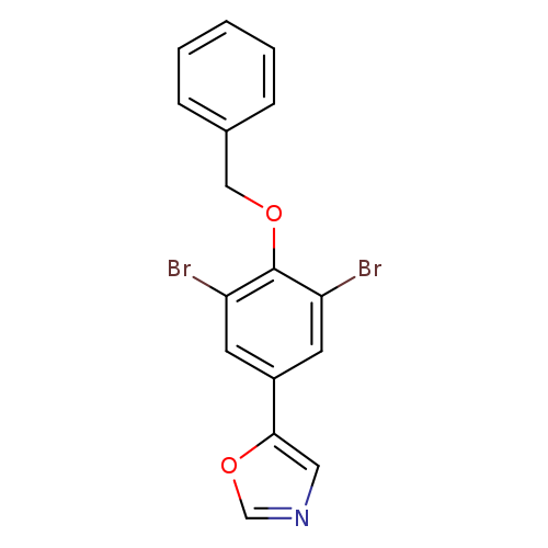 5-(4-(benzyloxy)-3,5-dibromophenyl)oxazole