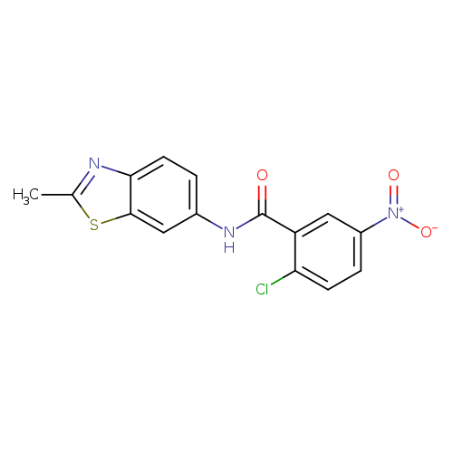 2-chloro-N-(2-methyl-1,3-benzothiazol-6-yl)-5-nitrobenzamide