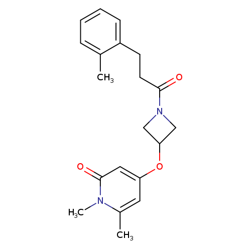 1,6-dimethyl-4-({1-[3-(2-methylphenyl)propanoyl]azetidin-3-yl}oxy)-1,2-dihydropyridin-2-one