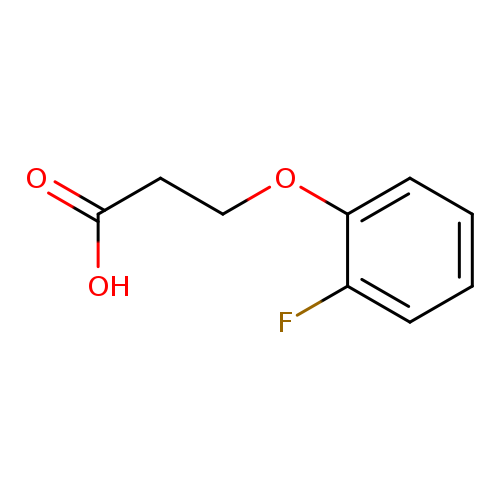 Propanoic acid, 3-(2-fluorophenoxy)-