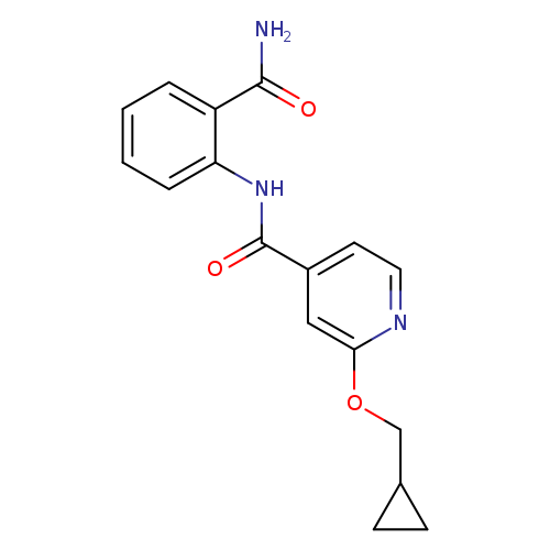 N-(2-carbamoylphenyl)-2-(cyclopropylmethoxy)pyridine-4-carboxamide