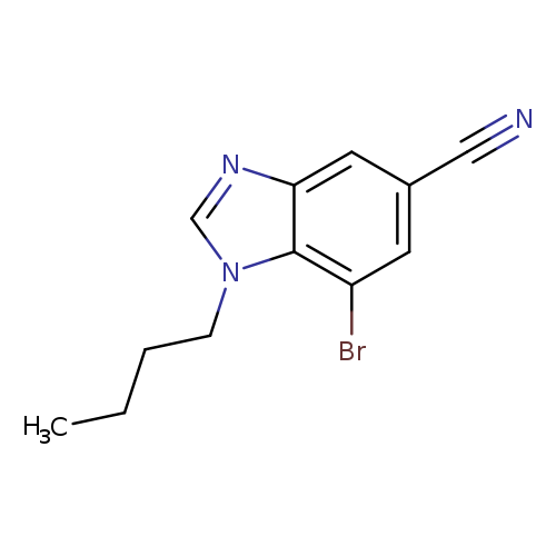 7-Bromo-1-butyl-1,3-benzodiazole-5-carbonitrile