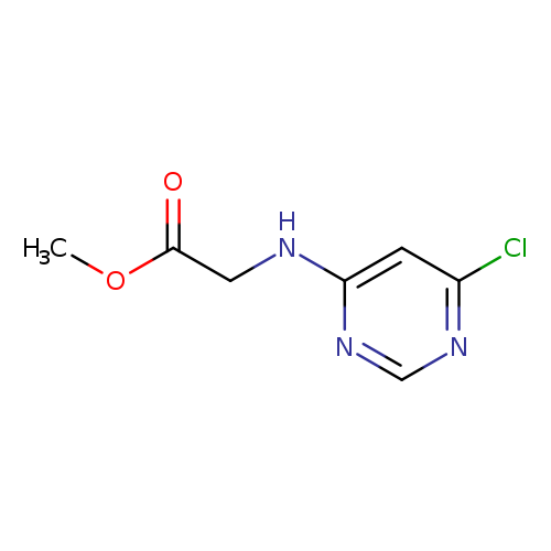 Methyl 2-[(6-chloro-4-pyrimidinyl)amino]acetate