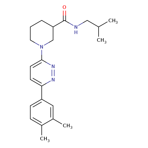 1-[6-(3,4-dimethylphenyl)pyridazin-3-yl]-N-(2-methylpropyl)piperidine-3-carboxamide