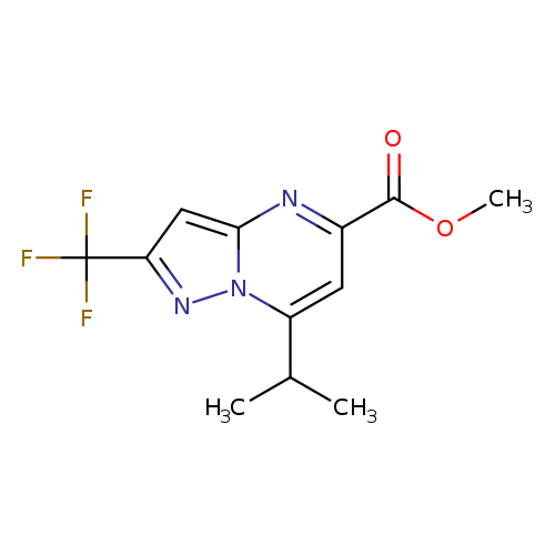 Methyl 7-isopropyl-2-(trifluoromethyl)pyrazolo[1,5-a]pyrimidine-5-carboxylate