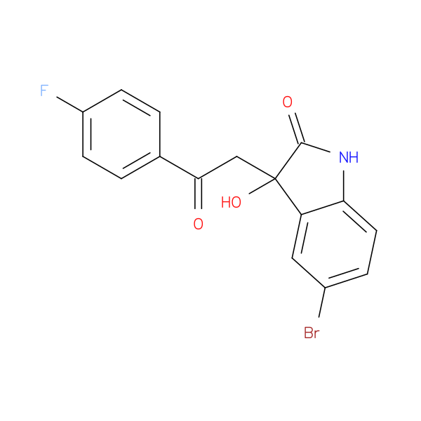 5-bromo-3-[2-(4-fluorophenyl)-2-oxoethyl]-3-hydroxy-1,3-dihydro-2H-indol-2-one