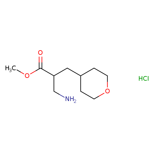 Methyl 3-amino-2-(oxan-4-ylmethyl)propanoate hydrochloride