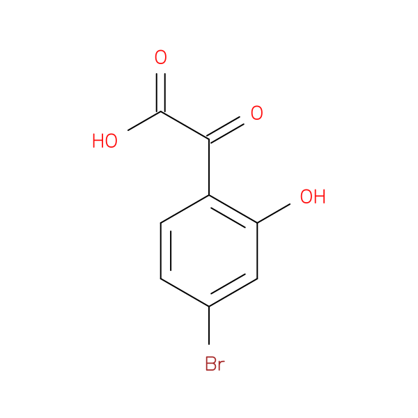 2-(4-bromo-2-hydroxyphenyl)-2-oxoacetic acid