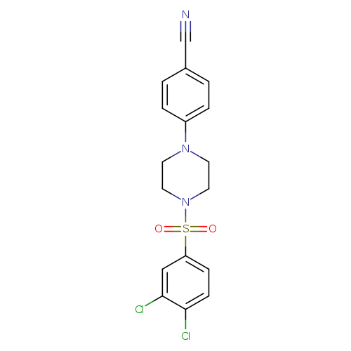 4-[4-(3,4-dichlorobenzenesulfonyl)piperazin-1-yl]benzonitrile
