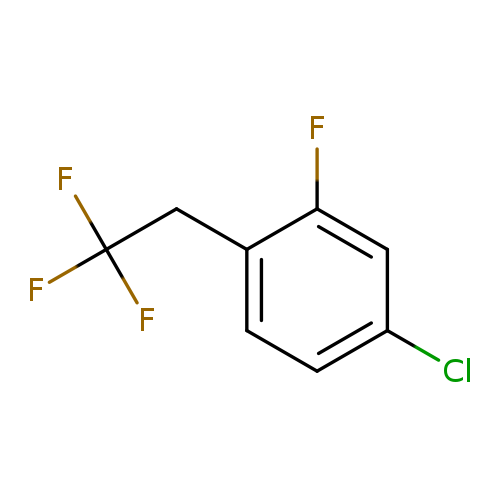 4-Chloro-2-fluoro-1-(2,2,2-trifluoroethyl)-benzene