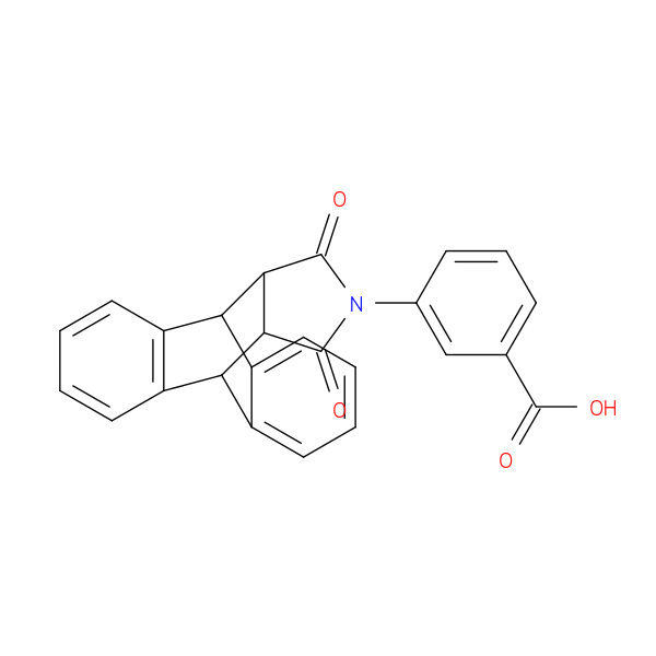 3-(16,18-Dioxo-17-azapentacyclo[6.6.5.0(2,7).0(9,14).0(15,19)]nonadeca-2,4,6,9,11,13-hexaen-17-yl)benzoic acid