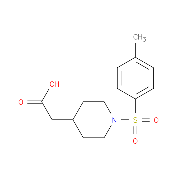 (1-[(4-METHYLPHENYL)SULFONYL]PIPERIDIN-4-YL)ACETIC ACID