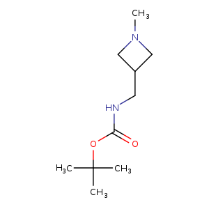 Carbamic acid, N-[(1-methyl-3-azetidinyl)methyl]-, 1,1-dimethylethyl ester
