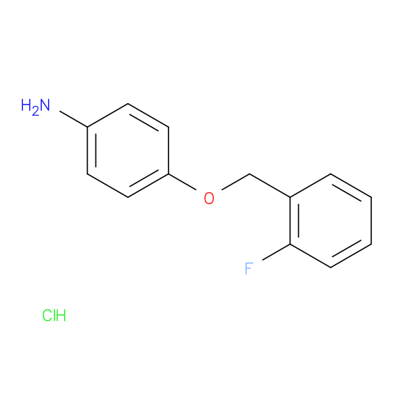 4-[(2-fluorophenyl)methoxy]aniline hydrochloride