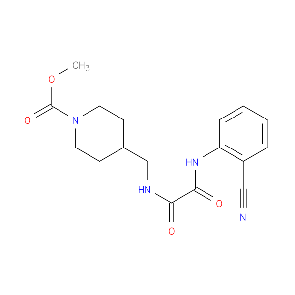 methyl 4-({[(2-cyanophenyl)carbamoyl]formamido}methyl)piperidine-1-carboxylate