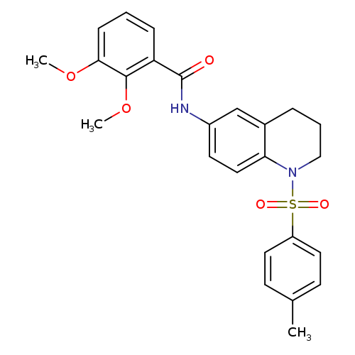 2,3-dimethoxy-N-[1-(4-methylbenzenesulfonyl)-1,2,3,4-tetrahydroquinolin-6-yl]benzamide