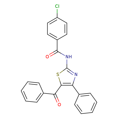 N-(5-benzoyl-4-phenyl-1,3-thiazol-2-yl)-4-chlorobenzamide