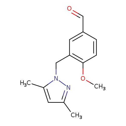 3-(3,5-Dimethyl-pyrazol-1-ylmethyl)-4-methoxy-benzaldehyde