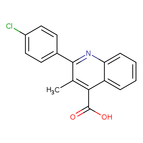 2-(4-CHLORO-PHENYL)-3-METHYL-QUINOLINE-4-CARBOXYLIC ACID