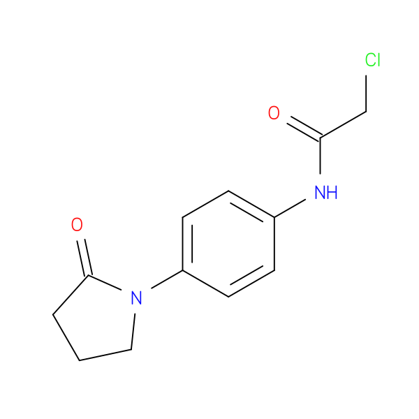 2-chloro-N-[4-(2-oxopyrrolidin-1-yl)phenyl]acetamide