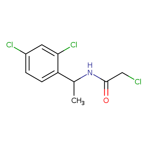 2-chloro-N-[1-(2,4-dichlorophenyl)ethyl]acetamide