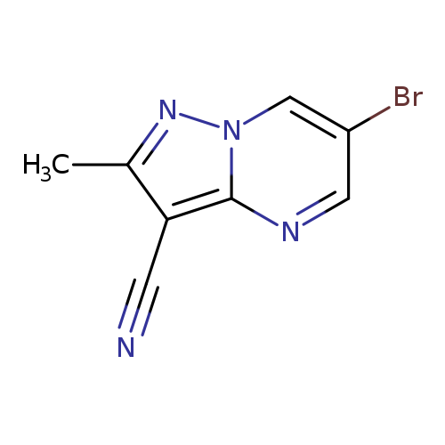 6-Bromo-2-methylpyrazolo[1,5-a]pyrimidine-3-carbonitrile