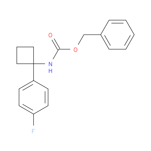 Benzyl N-[1-(4-fluorophenyl)cyclobutyl]carbamate