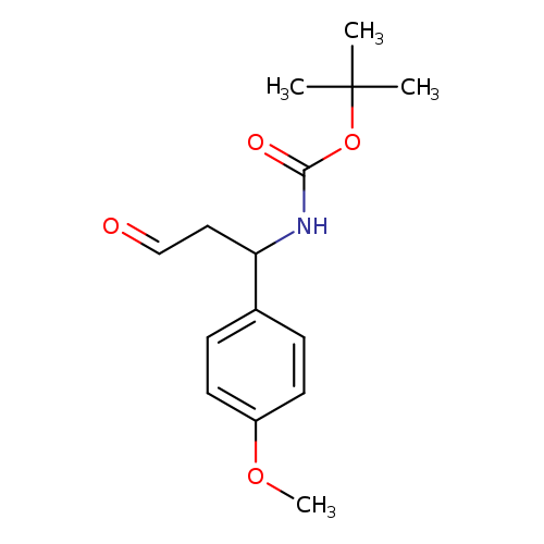 tert-Butyl [1-(4-methoxyphenyl)-3-oxopropyl]carbamate