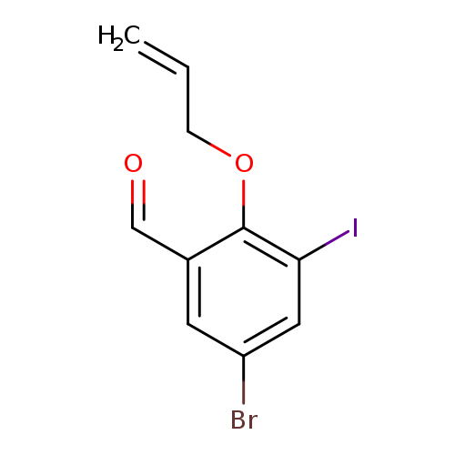 2-(allyloxy)-5-bromo-3-iodobenzaldehyde