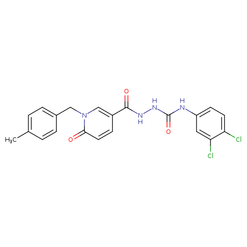 N-{[(3,4-dichlorophenyl)carbamoyl]amino}-1-[(4-methylphenyl)methyl]-6-oxo-1,6-dihydropyridine-3-carboxamide