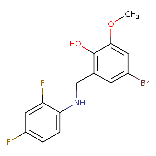 4-bromo-2-{[(2,4-difluorophenyl)amino]methyl}-6-methoxyphenol
