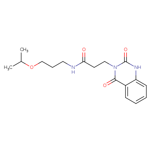 3-(2,4-dioxo-1,2,3,4-tetrahydroquinazolin-3-yl)-N-[3-(propan-2-yloxy)propyl]propanamide