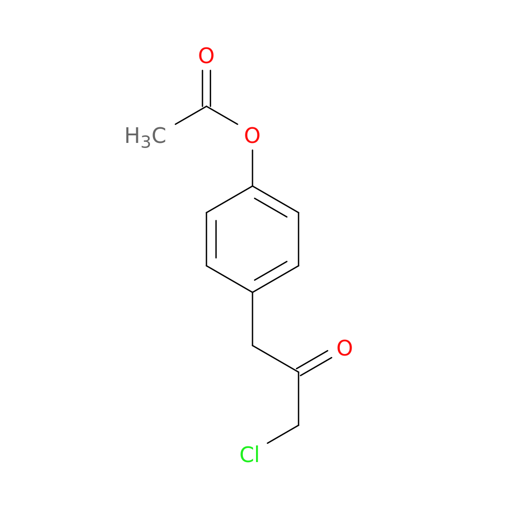 4-(3-chloro-2-oxopropyl)phenyl acetate