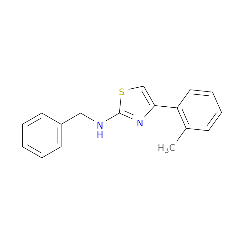 N-Benzyl-4-(o-tolyl)thiazol-2-amine