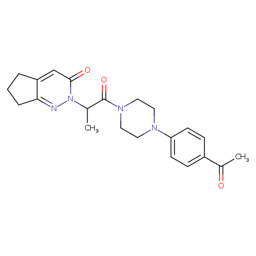 2-{1-[4-(4-acetylphenyl)piperazin-1-yl]-1-oxopropan-2-yl}-2H,3H,5H,6H,7H-cyclopenta[c]pyridazin-3-one