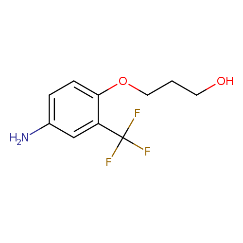 3-[4-Amino-2-(trifluoromethyl)phenoxy]propan-1-ol