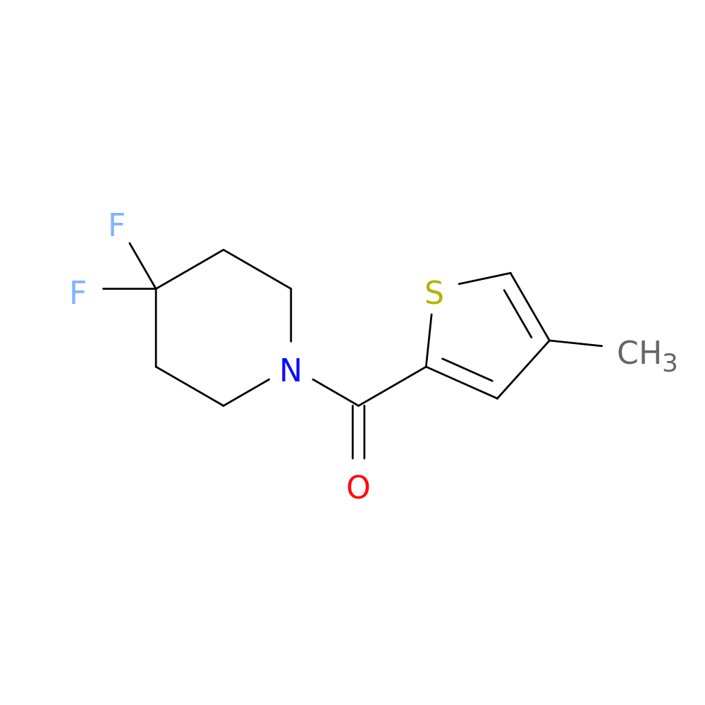 4,4-difluoro-1-(4-methylthiophene-2-carbonyl)piperidine