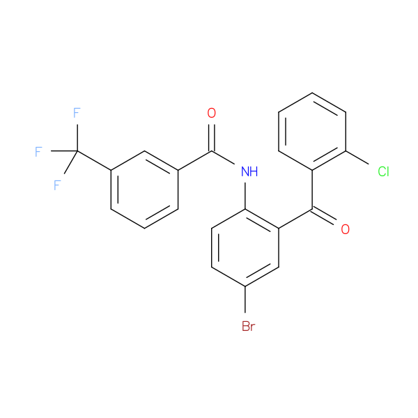 N-[4-bromo-2-(2-chlorobenzoyl)phenyl]-3-(trifluoromethyl)benzamide