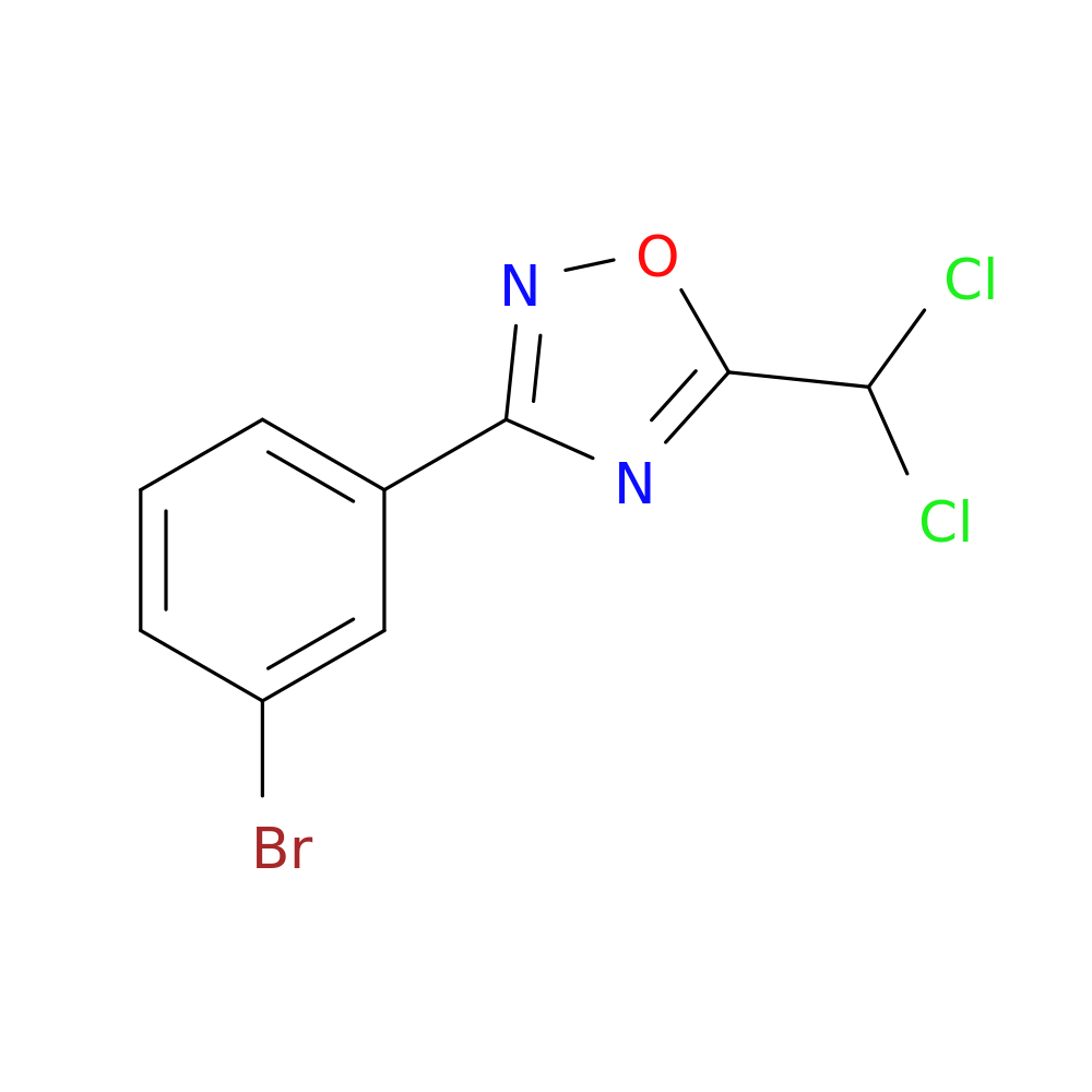3-(3-Bromophenyl)-5-(dichloromethyl)-1,2,4-oxadiazole