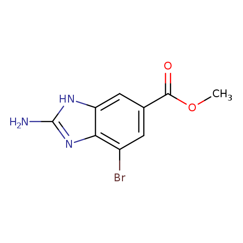 methyl 2-amino-4-bromo-1H-1,3-benzodiazole-6-carboxylate