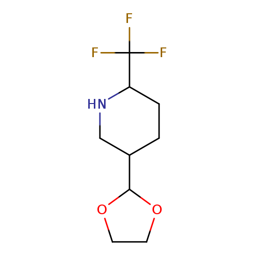 5-(1,3-dioxolan-2-yl)-2-(trifluoromethyl)piperidine, Mixture of diastereomers