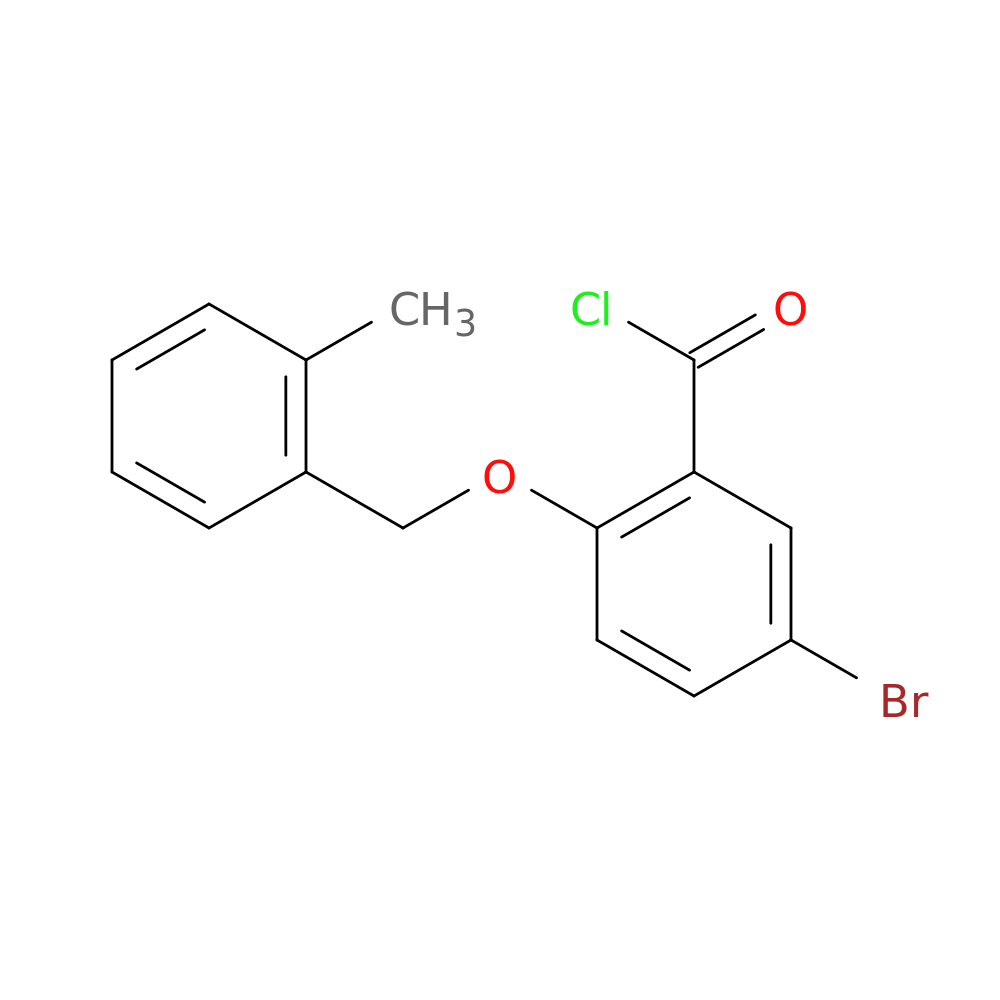 5-Bromo-2-[(2-methylbenzyl)oxy]benzoyl chloride