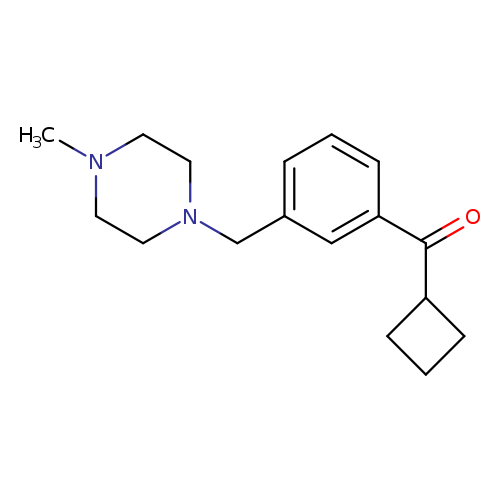CYCLOBUTYL 3-(4-METHYLPIPERAZINOMETHYL)PHENYL KETONE